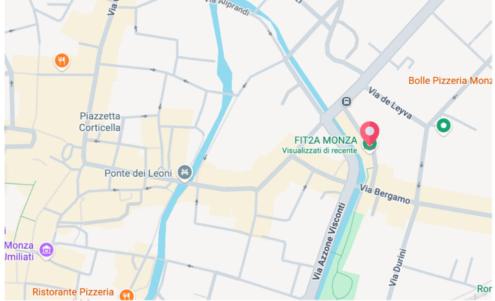 tocca la mappa per avviare la navigazione